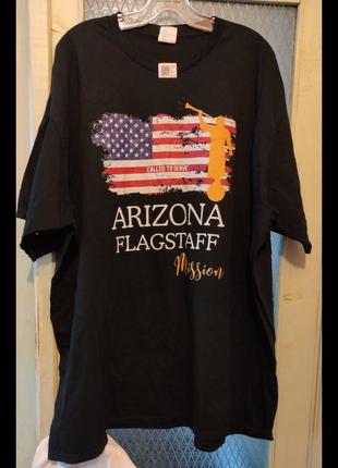 Размер 4 xl новая футболка майка с европы arizona flagstaff флаг аризоны