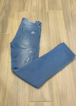 Акція 🎁 стильні джинсы blend jet голубого кольору levi's zara