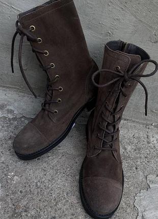 Замшевые демисезонные ботинки pavement