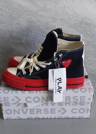 Кеди converse play comme des garcons