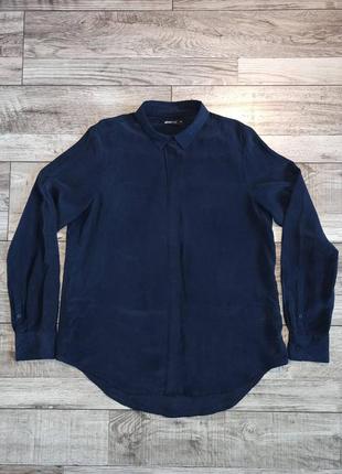 Gina tricot шелковая рубашка р. 38