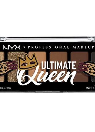 Nyx professional makeup ultimate queen палетка тіней для очей6 фото