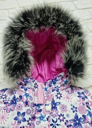 Тепла зимова куртка для дівчинки