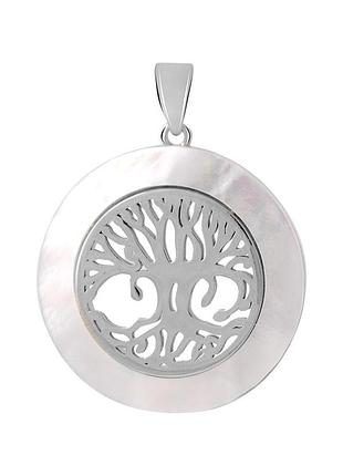 Серебряная подвеска silverthin с перламутром (2061298)