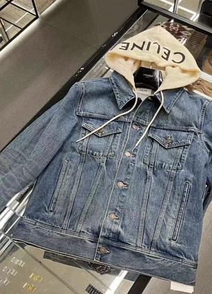 Джинсовая куртка в стиле celine sml