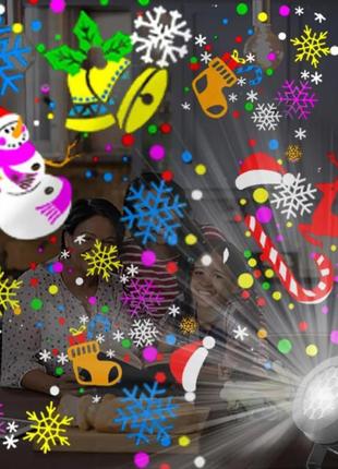 Рождественские огни снежинка проекция лазерная светодиодная лампа