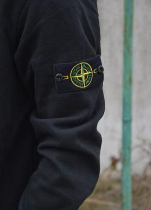 Олимпийка соп худи stone island черный
 stoneisland