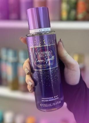 Love spell candied vs victoria secret міст, спрей для тіла