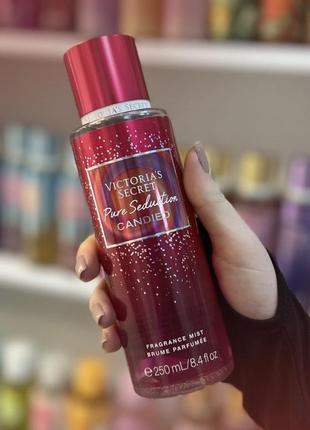 Pure seduction candied vs victoria secret спрей для тела, мист