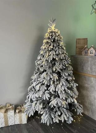 Версаль засніжена штучна лита ялинка 1,5 м преміум класу /власне виробництво
