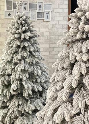 Версаль засніжена штучна лита ялинка 1,5 м преміум класу /власне виробництво