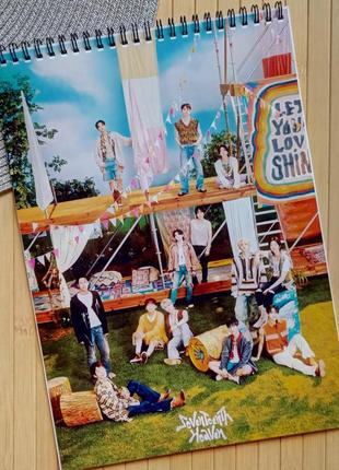 Альбом для рисования севентін seventeen севентин к-поп k-pop heaven (16287)