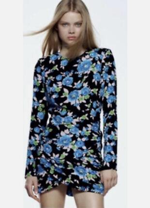 Вискозное платье zara