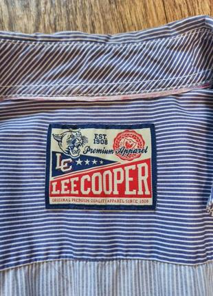 Качественная фирменная мужская рубашка lee cooper
