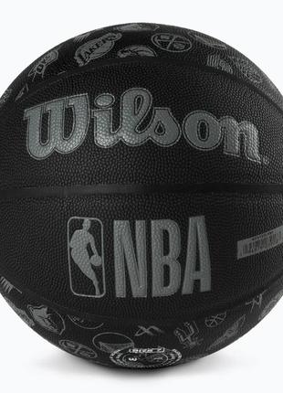 Мяч баскетбольный wilson nba all team tribute wtb1300xbnba размер 7 (оригинал) топ