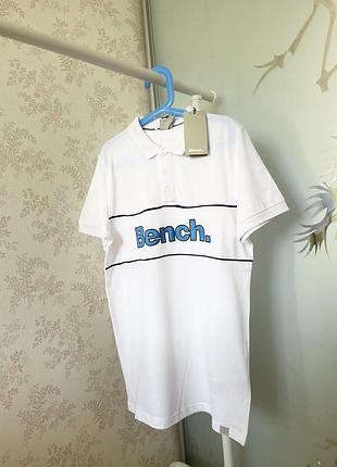 Bench футболка біла поло