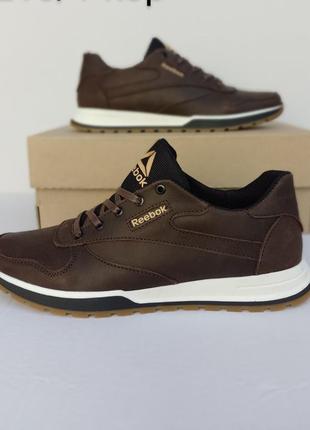 Кроссовки кожаные мужские reebok