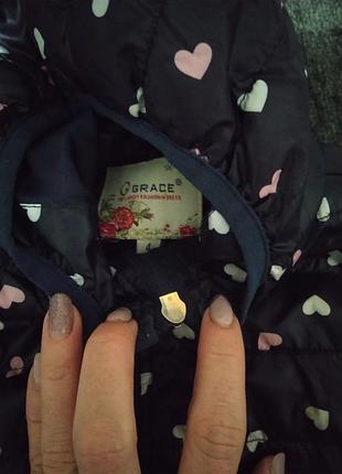 Демі куртка для дівчинки3 фото