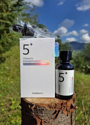 Numbuzin no 5 vitamin cocentrated serum осветляющая витаминная сыворотка для лица 30ml