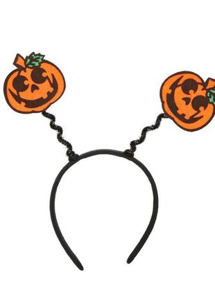 Обруч halloween. 🎃 гарбуз гарбузик тиква обідок аксесуари прикраса декор карнавальний костюм хелоуін хеллоуін хелоуїн хеллоуїн хелловін хеловін