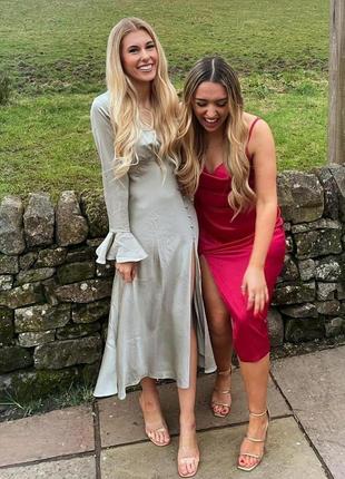 Распродажа платье asos миди с разрезом9 фото