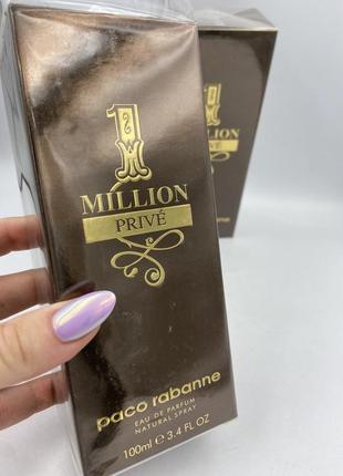 Paco rabanne 1 million тестер prive 100мл