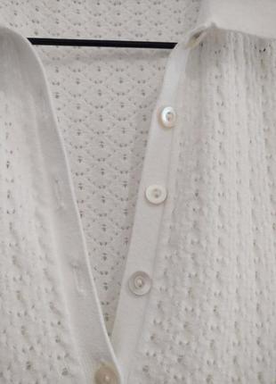 Блуза белая , вискоза4 фото