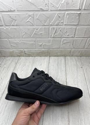 Круті чорні мокасини туфлі hugo boss