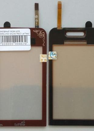Сенсорний екран для samsung s5230 red la fleur