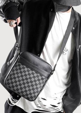Мужская шикарная качественная и стильная сумка мессенджер