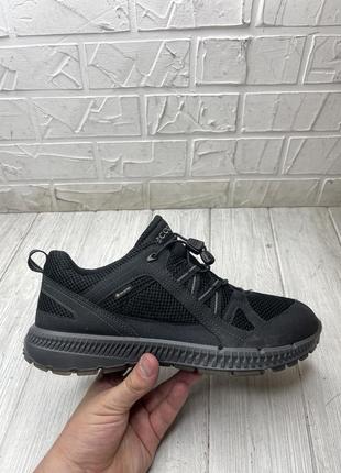 Кроссовки мокасины Кожаные ecco gore-tex