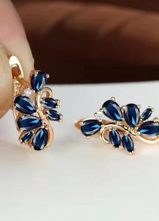 Серьги с английской застежкой