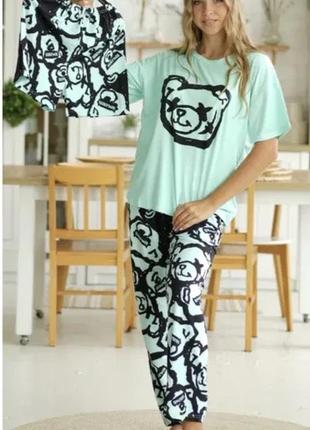 Пижама женская тройка