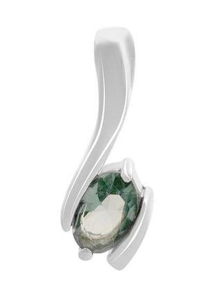 Серебряная подвеска silverthin с топазом лондон блю 0.267ct (2140856)