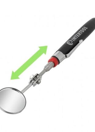 Зеркало телескопическое инспекционное ø31 мм 170-485 мм intertool et-1018