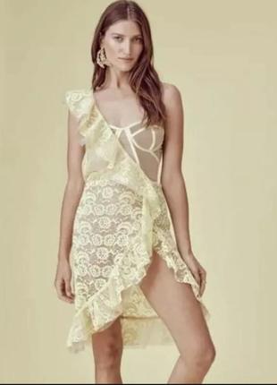 For love&lemon мереживна сукня з підкладкою боді.2 фото