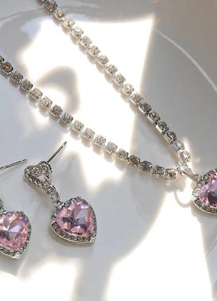 Кольє чокер серце підвіска4 фото