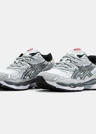 Мужские кроссовки asics gel-nyc grey silver