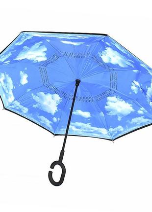Топ! парасолька навпаки up-brella блакитне небо