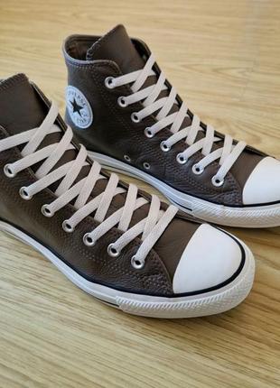 Кеды мужские converse 42.5 размер (столка 27.5 см) original (кожа)
