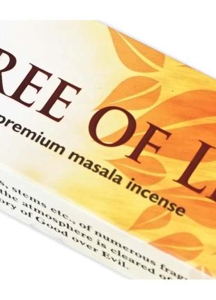 Sandesh tree of life 15 грамм древо жизни , ароматические палочки, масальные благовония