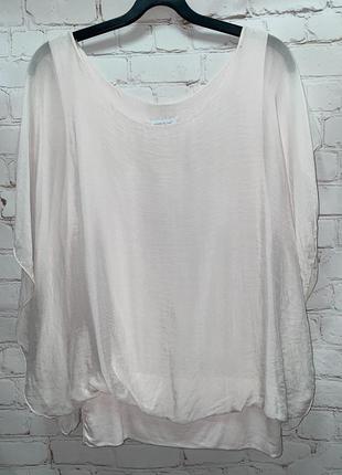 Шикарная нежная блуза шёлк 🥰 италия 🇮🇹