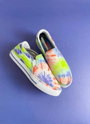 Nike кеды найк слипони тай-дай wmns court legacy slip-on