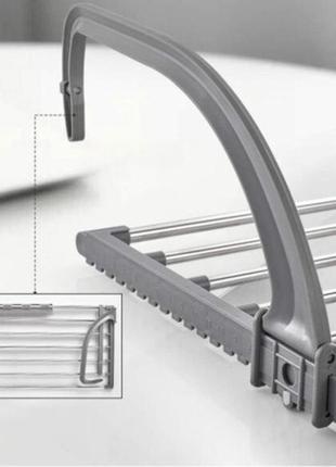 Горизонтальна складна сушарка для одягу та взуття на радіатор gs-53