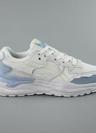 Кроссовки женские замшевые 588764 мятные голубые