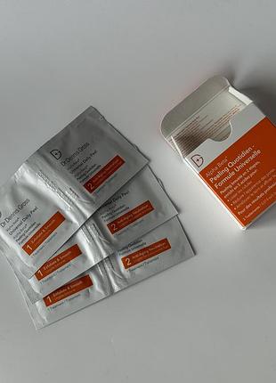Кислотный антивозрастной пилинг скраб для лица салфетки от пигментации морщин dr. dennis gross skincare alpha universal day peel