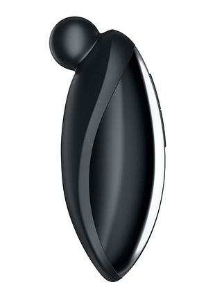 Вибратор для наружной стимуляции satisfyer spot on 2 black, очень мощный, гибкий отросток 2