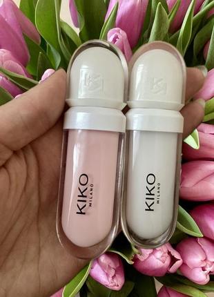 Прозорий блиск для губ kiko milano