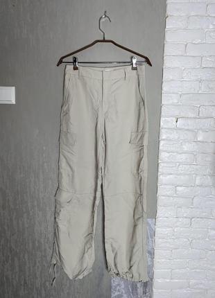 Брюки карго штани з накладними кишенями h&m, m38р