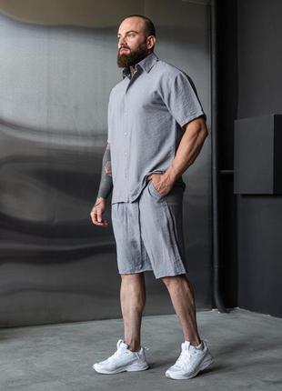 Костюм мужской из льна